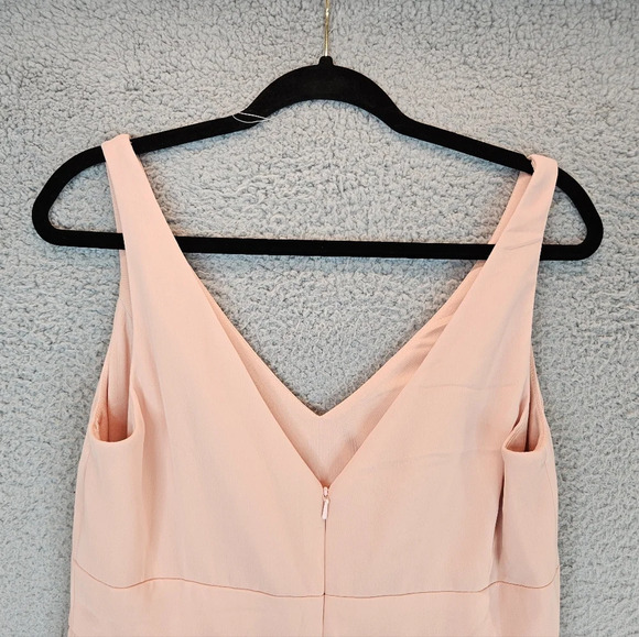 After Six Gown Womens Sz 10R Porcelain Pink Flowy Chiffon Formal Wedding *Read* - Picture 7 of 13